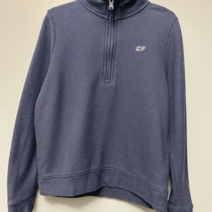 Vineyard Vines Men's Dark Blue Zip-Up Sweater